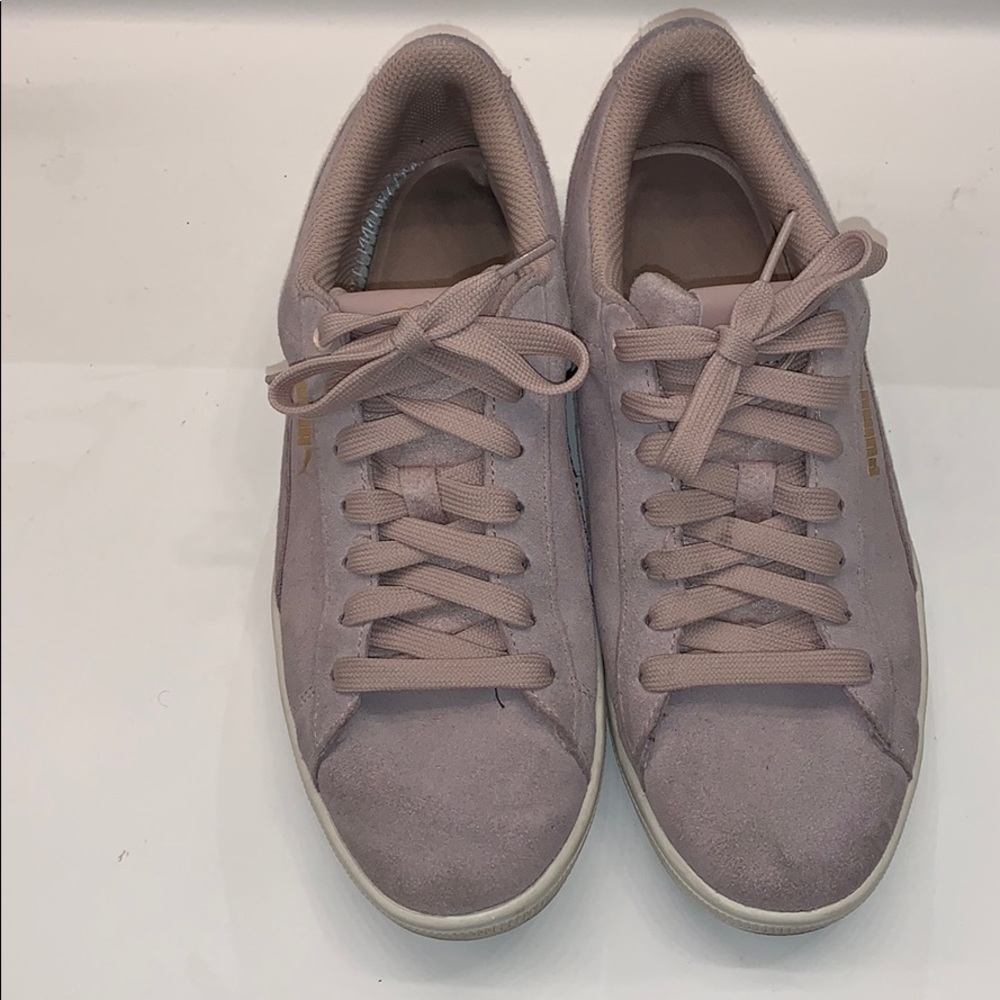 Pink Blush Puma Sneakers Vintage Suede